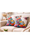 Digital Print Patterned 2-Piece Throw Pillow Cover 43X43 cm – Premium Fabric, Modern Decorative Pillowcase - 4