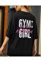 Oversized Back Printed T-Shirt with Crew Neck