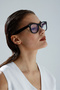 Black Framed Blue Light Protection Sunglasses - 2