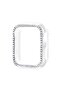 Apple Watch Series 10 - 42 mm Gemstone Case Protector – Rose Gold and Transparent Color