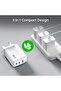 شاحن سريع USB-C بقوة 65 واط، محول طاقة PD بثلاثة منافذ - 4