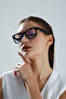 Black Framed Blue Light Protection Sunglasses - 5