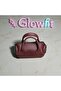 Women's Burgundy Mini Shoulder & Hand Bag – Single Compartment with Zipper and Adjustable Long Strap (17X13X10 cm) - 5