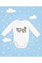 Bekar Halam Var Written Cotton Soft Unisex Snap Fastener Long Sleeve Bodysuit