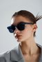 Olivers Blue Sunglasses with Frame Color Changing According to Light