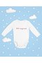 I Love You! Written Cotton Soft Unisex Snap Fastener Long Sleeve Bodysuit