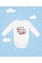 This Year's Birthday Gift Is Written on It: My Daddy Is Made of Cotton Unisex Snap-On Long Sleeve Bodysuit