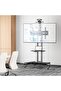 Rolling TV Stand with Wheels for 32-85 Inch LCD LED 4K Flat Screen TVs - 6