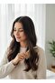 Real Bone Comb Natural Antistatic Handmade Special Bird Pattern Embroidered Healthy Hair Comb - 3