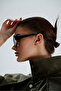Leopard Pattern Modern Retro Uv Protection Cateye Sunglasses - 2