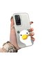 Xiaomi Redmi 10 Compatible Silicone Edge Hard Back Anti-Fall Case Sweet Duck - 2