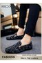 Men's Flat Loafers, Casual Street Loafers, Light Canvas Loafer Shoes for Men, Slip On Flat Shoes, Fa
