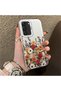 Samsung Galaxy S22 Compatible Silicone Edge Hard Back Anti-Fall Case Beautiful Flower - 4