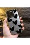 Tecno Spark 10 Pro Compatible Silicone Edge Hard Back Anti-Fall Case Heart Pattern - 7