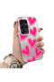Samsung Galaxy S25 Ultra Compatible Silicone Edge Hard Back Anti-Fall Case Heart Pattern - 2