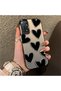 Xiaomi Redmi Note 12 Pro 4g Compatible Silicone Edge Hard Back Anti-Fall Case Heart Pattern