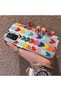 Xiaomi Poco M5S Compatible Silicone Edge Hard Back Anti-Fall Case Colorful Heart