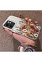 Infinix Hot 50I Compatible Silicone Edge Hard Back Anti-Fall Case Beautiful Flower - 2