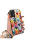 Samsung Galaxy A13 Compatible Silicone Edge Hard Back Anti-Fall Case Colorful Heart - 2