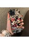 iPhone 15 Pro Max Compatible Silicone Edge Hard Back Anti-Fall Case Classic Mickey Mouse