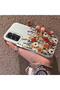 Samsung Galaxy A34 Compatible Silicone Edge Hard Back Anti-Fall Case Beautiful Flower - 2
