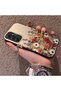 Samsung Galaxy A34 Compatible Silicone Edge Hard Back Anti-Fall Case Beautiful Flower - 2