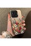 Xiaomi Redmi 9C Compatible Silicone Edge Hard Back Anti-Fall Case Beautiful Flower - 5