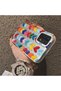 Samsung Galaxy A13 Compatible Silicone Edge Hard Back Anti-Fall Case Colorful Heart - 3