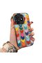 Tecno Spark 10 Pro 4g Compatible Silicone Edge Hard Back Anti-Fall Case Colorful Heart - 2