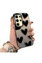 Samsung Galaxy S24 Ultra Compatible Silicone Edge Hard Back Anti-Fall Case Heart Pattern - 2