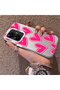 Realme C55 Compatible Silicone Edge Hard Back Anti-Fall Case Heart Pattern - 3