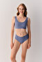 Softly Secret Invisible Laser Cut Non-Marking High Waist Rib Slip Panties - 3