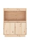 Sideboard 60x34x75 cm Solid Wood Pine - 4