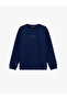 Regular Fit Long Sleeve Crew Neck Printed Sweatshirt - 3