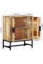 Sideboard 60x35x75 cm Solid Wood Mango - 3