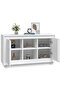 Sideboard White 102x35x60 cm Engineered Wood - 2