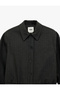 Comfortable Fit Classic Collar Long Sleeve Buttoned Jacket - 3