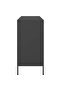 Sideboard Black 100.5x39x79 cm Steel - 6
