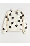 Crew Neck Floral Girl's Sweatshirt 2-Pack (W5) - 4