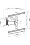 Double Arm Swivel TV Wall Bracket for most 37"-80" LED & LCD Flat Panel TVs - 3