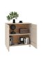 Sideboard HAMAR Honey Brown 85x35x80 cm Solid Wood Pine - 5