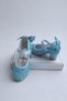 Girls' Evening Dress Shoes Blue Butterfly Sparkling Party -Birthday Heels Girls' Shoes - 4