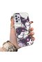 Samsung Galaxy A72 Compatible Protective Silicone Edge Acrylic Back Kuromi Case