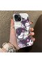 iPhone 14 Plus/15 Plus Compatible Protective Silicone Edge Acrylic Back Kuromi Case - 4