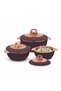 Globus Hot Food Storage Container & Warmers Set 3(Super) (1600+2500+3500) | (Assorted Color)