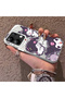 Xiaomi Redmi Note 13 Compatible Protective Silicone Edge Acrylic Back Kuromi Case - 3
