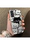 Samsung Galaxy A24 Compatible Silicone Edge Acrylic Back Sweet Cat Protective Case - 4