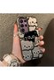 Samsung Galaxy S22 Ultra Compatible Silicone Edge Acrylic Back Sweet Cat Protective Case - 4