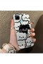 Realme C25Y/C21Y Compatible Silicone Edge Acrylic Back Sweet Cat Protective Case - 4