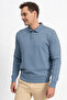 Polo Neck Men's Knitwear Sweater - 2